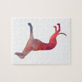 グレイハウンドの宇宙のシルエット ジグソーパズル (横)