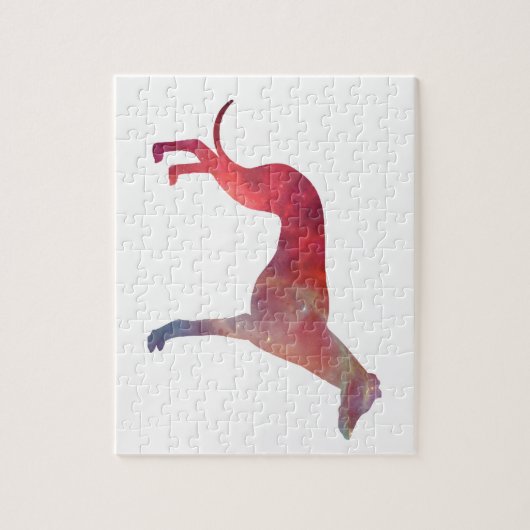 グレイハウンドの宇宙のシルエット ジグソーパズル (縦)