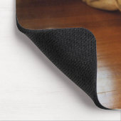 グレイハウンドの床の仕事 マウスパッド (コーナー)