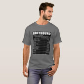 グレイハウンドの所有者の子犬の恋人グレイハウンドの事実 Tシャツ (正面フル)