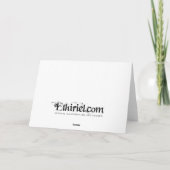 グレイハウンドの挨拶状 カード (裏面)