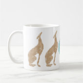 グレイハウンドの親のためのマグカップ コーヒーマグカップ (左)