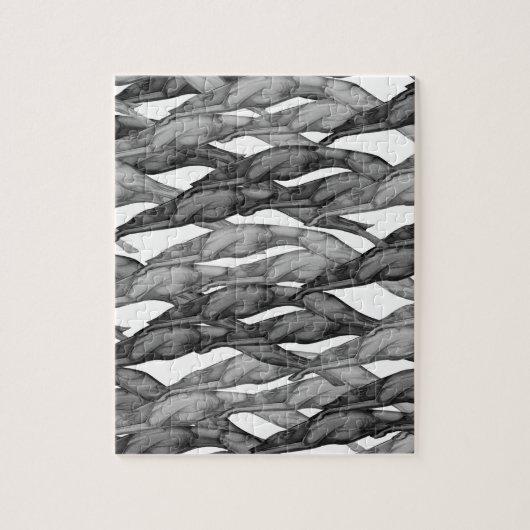 グレイハウンドの跳躍 ジグソーパズル (縦)