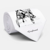 グレイハウンドの速歩馬の馬のタイ ネクタイ (ロール)