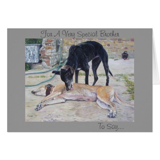 グレイハウンドは景色の景色の現実主義者の芸術の後をつけます (正面横)