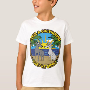 グレイハウンドを愛す素晴らし Tシャツ