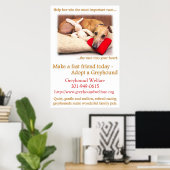 グレイハウンドを採用する ポスター (ホームオフィス)