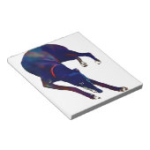 グレイハウンドアート ノートパッド (アングル)