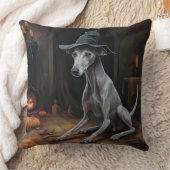 グレイハウンドイタリアンカボンプキンスハロウィーン怖 クッション (ブランケット)