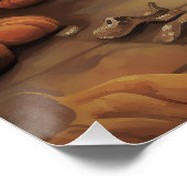 グレイハウンドイタリアンカボンプキンスハロウィーン怖 ポスター (コーナー)