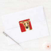 グレイハウンドイタリアンカラーブロック スクエアシール (封筒)