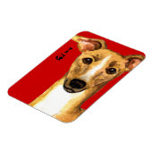 グレイハウンドイタリアンカラーブロック マグネット (左側)