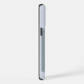 グレイハウンドイタリアンキュートなブルークリスマス休暇 iPhoneケース (右側面)