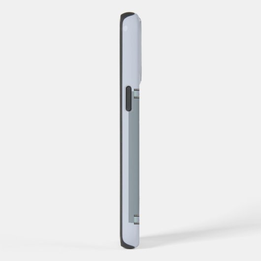 グレイハウンドイタリアンキュートなブルークリスマス休暇 iPhoneケース (右側面)