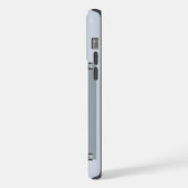 グレイハウンドイタリアンキュートなブルークリスマス休暇 iPhoneケース (左側面)