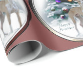 グレイハウンドイタリアンクリスマス ラッピングペーパー (ロールコーナー)