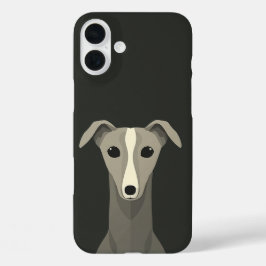 グレイハウンドイタリアングレイハウンドかわいいウィペット犬 iPhone 16 PLUSケース