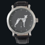 グレイハウンドイタリアンシルエットIggy犬の腕時計 腕時計<br><div class="desc">このオリジナルイタリアンのGreyhoundシルエット腕時計は、さまざまなスタイル、女性男性へ、子供で利用可能である。イギーカッコいい愛好家に贈り物を素晴らし作るファッションアクセサリー。ジェンのドードルワールドを訪れ、犬のスタイリッシュ飼育時計を探す。</div>