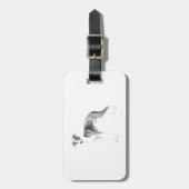 グレイハウンドイタリアンスタイル ラゲッジタグ (正面縦)