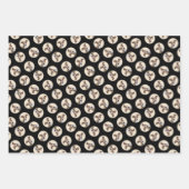 グレイハウンドイタリアンズ絵を描セブルオリジナルドッグアート ラッピングペーパーシート (正面3)