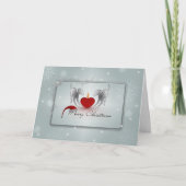 グレイハウンドイタリアンズ・メリークリスマス ノートカード (正面)