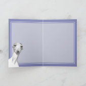 グレイハウンドイタリアンドッグかわいいバレンタインの日愛 シーズンカード (内部)