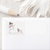 グレイハウンドイタリアンドッグアート差出人住所ラベル ラベル (インサイチュ)