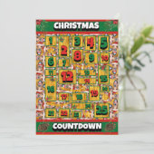 グレイハウンドイタリアンドッグカウントダウンクリスマスアドベント シーズンカード (スタンド正面)
