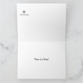 グレイハウンドイタリアンドッグポートレート、ペットシカラフルーン カード (内部)