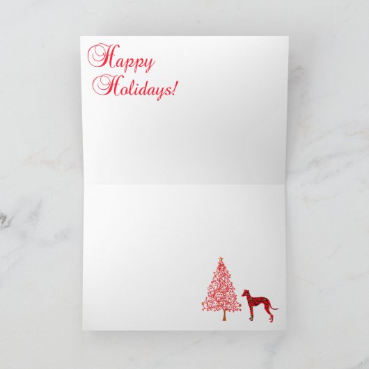 グレイハウンドイタリアンハッピーホリデイズ シーズンカード (内部)