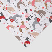 グレイハウンドイタリアンバレンタインパターンティッシュペーパー 薄葉紙 (詳細)