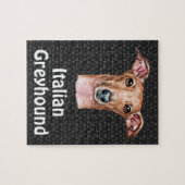 グレイハウンドイタリアンパズル ジグソーパズル (横)