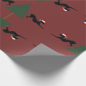 グレイハウンドイタリアンラッピングギフト紙クリスマス ラッピングペーパー (角)