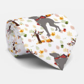 グレイハウンドイタリアン秋メンズタイ ネクタイ (ロール)