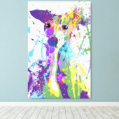 グレイハウンドイタリアン キャンバスプリント (インサイチュ (ウッドフロア))