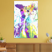 グレイハウンドイタリアン キャンバスプリント (インサイチュ (リビング))