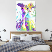 グレイハウンドイタリアン キャンバスプリント (インサイチュ (寝室))