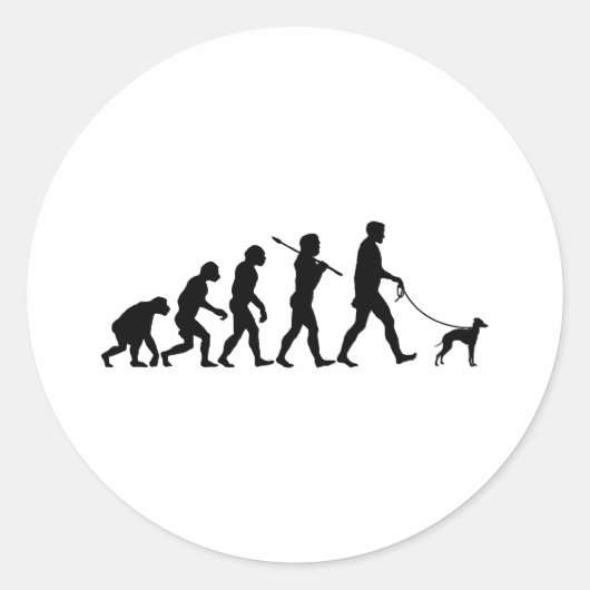 グレイハウンドイタリアン ラウンドシール (正面)