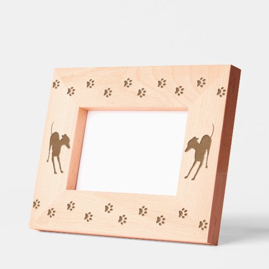 グレイハウンドイタリアン レーザー彫刻フレーム (左)