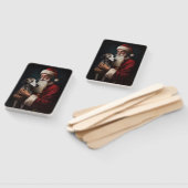 グレイハウンドウィズサンタクロースフェスティバルクリスマス ハンドファン (組立なし)