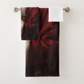 グレイハウンドウィズサンタクロースフェスティバルクリスマス バスタオルセット (インサイチュ)