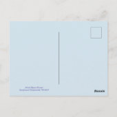 グレイハウンドウィペットGalgoミックスメディアアート ポストカード (裏面)