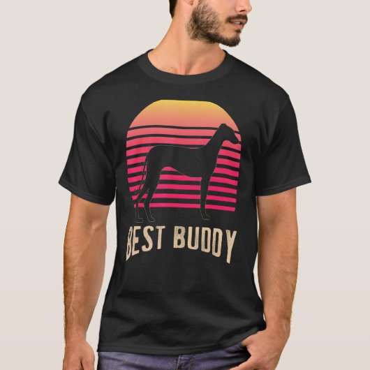 グレイハウンドウィンハウンドレトロ2 Tシャツ (正面)