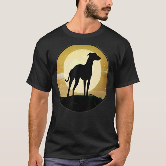 グレイハウンドウィンハウンドレトロ Tシャツ (正面)