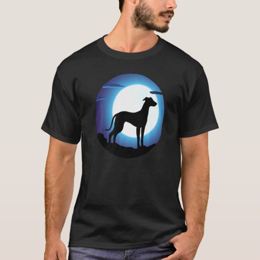 グレイハウンドウィンハウンドレトロ Tシャツ (正面)