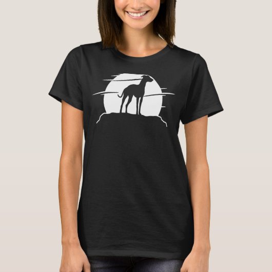 グレイハウンドウィンハウンドレトロ Tシャツ (正面)