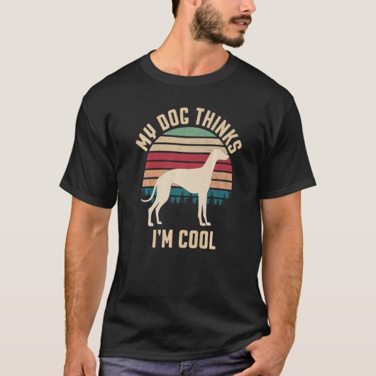 グレイハウンドウィンハウンド犬の品種 Tシャツ (正面)