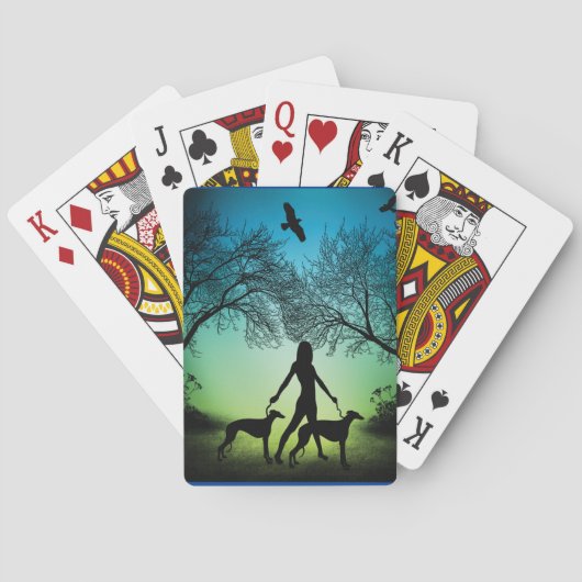 グレイハウンドウォーク トランプ (裏面)