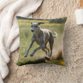 グレイハウンドエレガント装飾用クッション クッション (ブランケット)