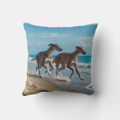 グレイハウンドエレガント装飾用クッション クッション (裏面)